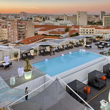 Epic Sana Lisboa Hotel Екстер'єр фото The hotel's rooftop pool