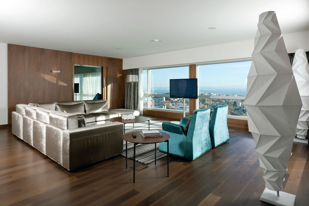 Epic Sana Lisboa Hotel Екстер'єр фото A living room in a penthouse apartment